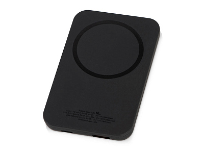 Магнитный беспроводной внешний аккумулятор с быстрой зарядкой QC/PD 20 Вт MagnetIQ, 5000 mAh (Чёрный)