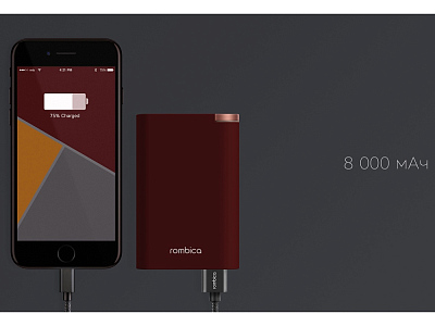 Внешний аккумулятор Neo Alfa Cherry, 8000mAh