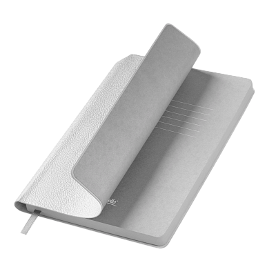 Ежедневник Молто (Molto) недатированный, серебряный (без упаковки, без стикера) (Серебряный, серый, бежевый)
