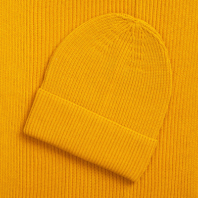 Шарф Nobilis Mono, желтый (медовый)