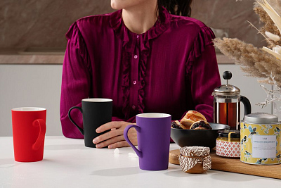 Кружка Best Noon с покрытием софт-тач, красная