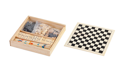 Набор игр "Joy" 4в1, натуральный