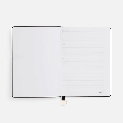 Ежедневник Lafite, недатированный, черный