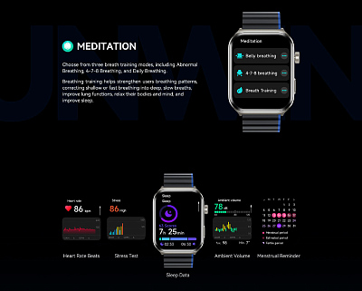 Смарт-часы Kieslect Calling Watch Ks2, темно-синий