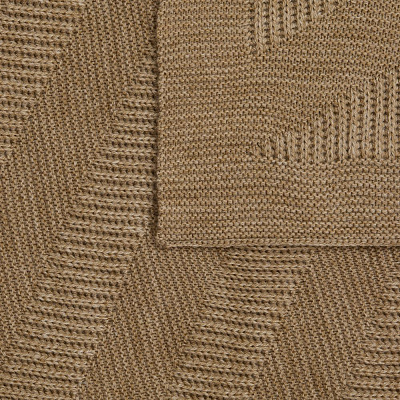 Плед Locus Solus, коричнево-бежевый меланж