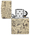 Зажигалка ZIPPO Alchemy Design с покрытием 540 Matte, латунь/сталь, бежевая, матовая, 38x13x57 мм - Фото 4