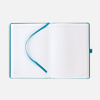 Ежедневник Favor Gold, недатированный, бирюзовый