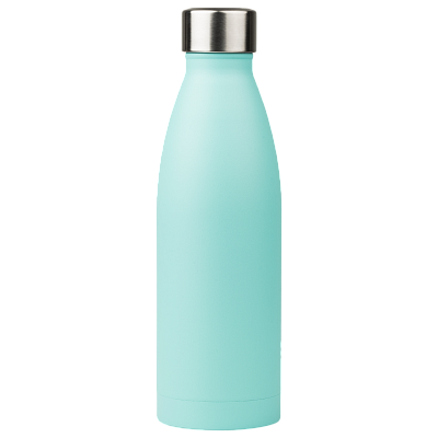 Термобутылка вакуумная герметичная Fresco, аква (гладкое порошковое покрытие)