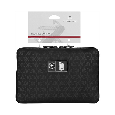 Складной рюкзак VICTORINOX TA 5.0 Packable Backpack, черный, нейлон,25x14x46 см,16л
