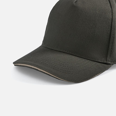 Бейсболка Long Beach, хаки с бежевым