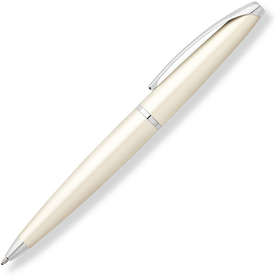 Шариковая ручка Cross ATX. Цвет - жемчужный.