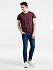 Футболка мужская Regent Fit 150, бордовый меланж - Фото 4