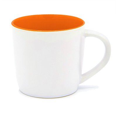 Кружка Happy, оранжевая (Оранжевый)