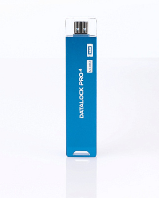 Флешка с аппаратным шифрованием DataLock PRO4 USB 3.2 , 128Гб (Синий)