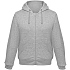 Толстовка мужская Hooded Full Zip серый меланж - Фото 1