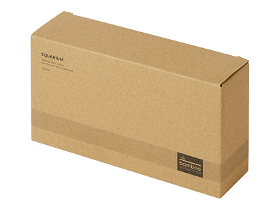 Часы из бамбука Squarium