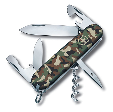 Нож перочинный VICTORINOX Spartan, 91 мм, 12 функций, камуфляж (Разноцветный)