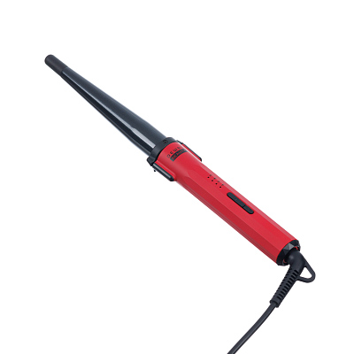 Плойка для волос DEWAL BEAUTY Comfort, конусная, 13-25 мм, 38 Вт, красная