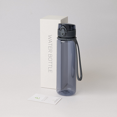 Бутылка для воды Como, серая