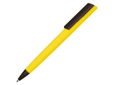 Ручка пластиковая шариковая C1 soft-touch (Желтый)