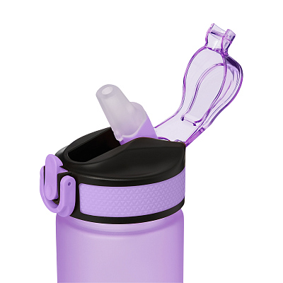 Бутылка для воды Флип мини, фиолетовая