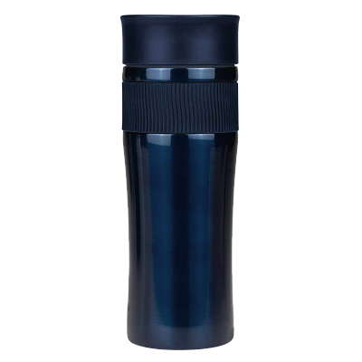 Термокружка вакуумная Поло (Polo), синяя (Синий)