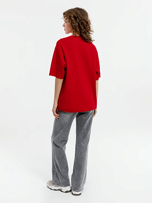 Джемпер с коротким рукавом Siluetti Volumica, красный