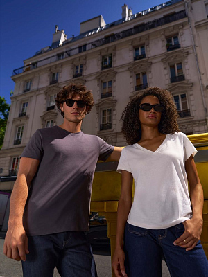 Футболка женская Regent Women с V-образным вырезом, кобальт (темно-синяя)