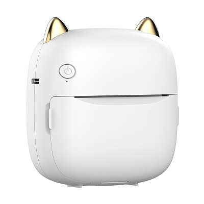 Портативный мини-принтер Kid Joy C23, голубой