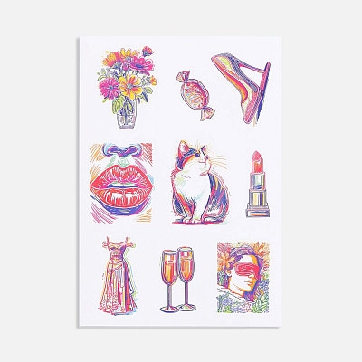 Стикерпак бумажный Thematic 8 марта