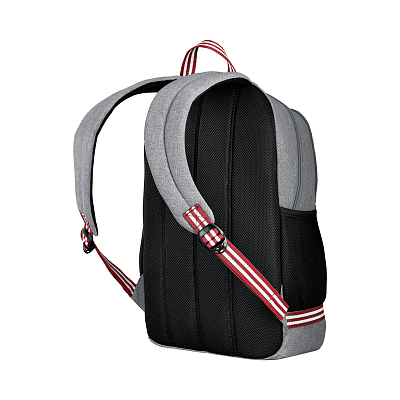 Рюкзак WENGER Collegiate Quadma 16”, серый, 100% полиэстер, 33х17х43 см, 22 л