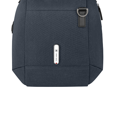 Дорожная сумка VICTORINOX Architecture Urban2 Weekender, синий, полиэстер/кожа, 24x56x30 см, 45 л
