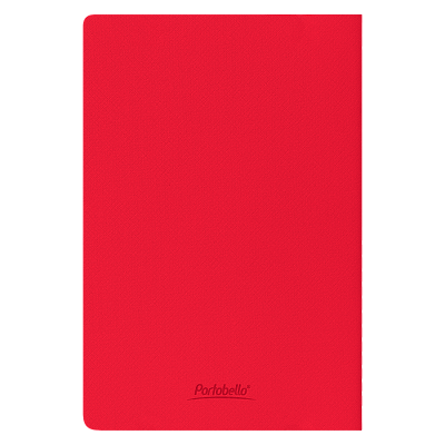 Блокнот Corsa slim, красный