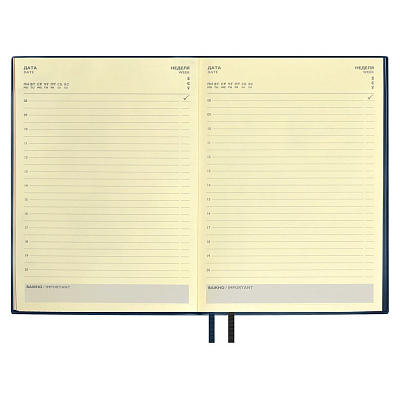 Ежедневник Avila, недатированный, синий