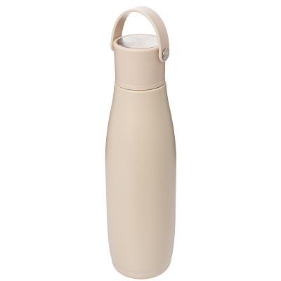 Термобутылка вакуумная герметичная Боска (Bosca), бежевая