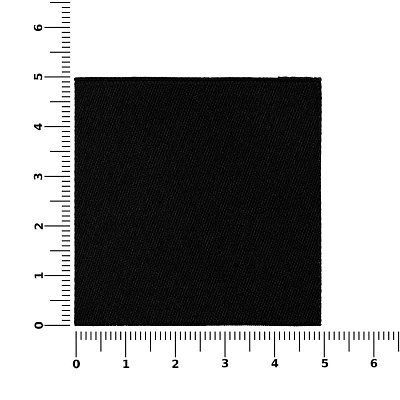 Лейбл тканевый Epsilon, L, черный