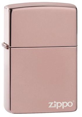 Зажигалка ZIPPO Classic с покрытием High Polish Rose Gold, латунь/сталь, розовое золото, 38x13x57 мм (Розовый)