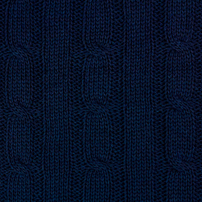 Плед Fado вязаный, синий (без подарочной коробки)