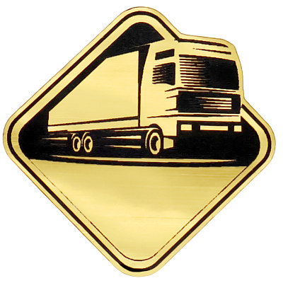 Шильд-наклейка фура, золото (Золотой)