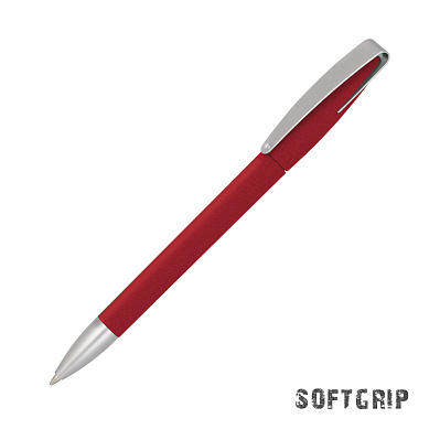 Ручка шариковая COBRA SOFTGRIP MM #  (Красный)