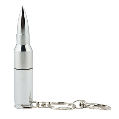 Металл 20 Пуля АК47, золото матовое, 4Гб, переходник мини-пвх