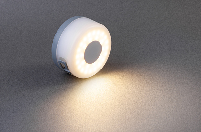 Фонарь-гирлянда "Twinkle", серый с белым