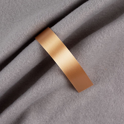 Лента сатиновая Satin 20 XXL, бежевая, 240 см (Бежевый)