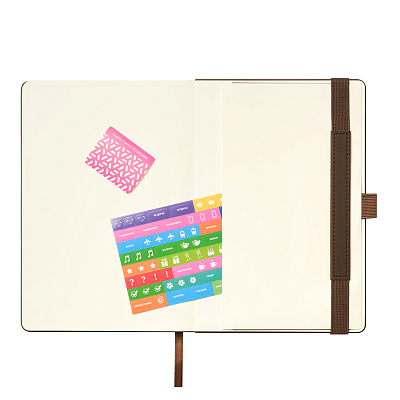 Ежедневник Альфа (Alpha) недатированный, коричневый/бежевый