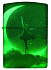 Зажигалка ZIPPO Mythological с покрытием Glow In The Dark Green, латунь/сталь, черная, 38x13x57 мм - Фото 11