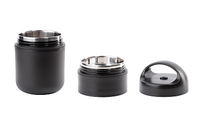 Контейнер для ланча "Complex" 2 отделения, черный