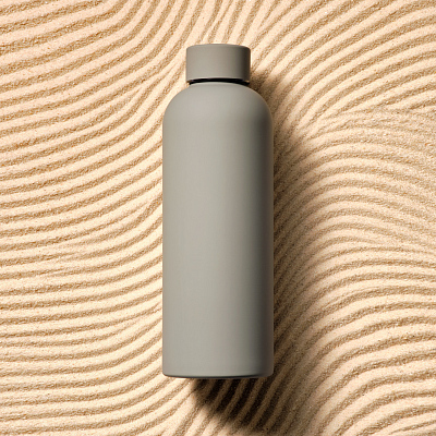 Термобутылка вакуумная герметичная Прима (Prima), серая