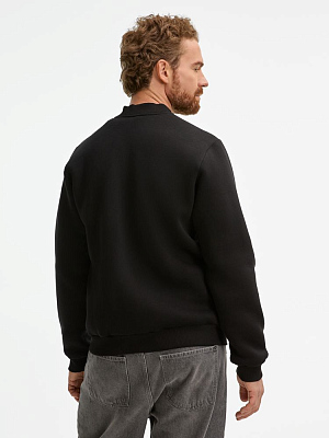 Бомбер унисекс Estado, черный