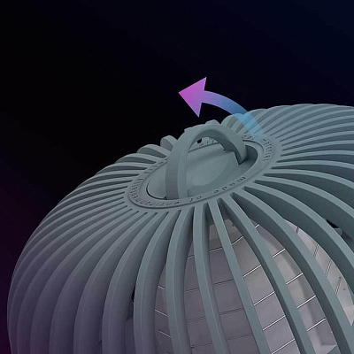 Антимоскитная лампа 3в1 SOLOVE Mosquito Lamp 002D, черный