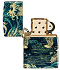 Зажигалка ZIPPO Eastern с покрытием 540 Tumbled Brass, латунь/сталь, зеленая, 38x13x57 мм - Фото 4